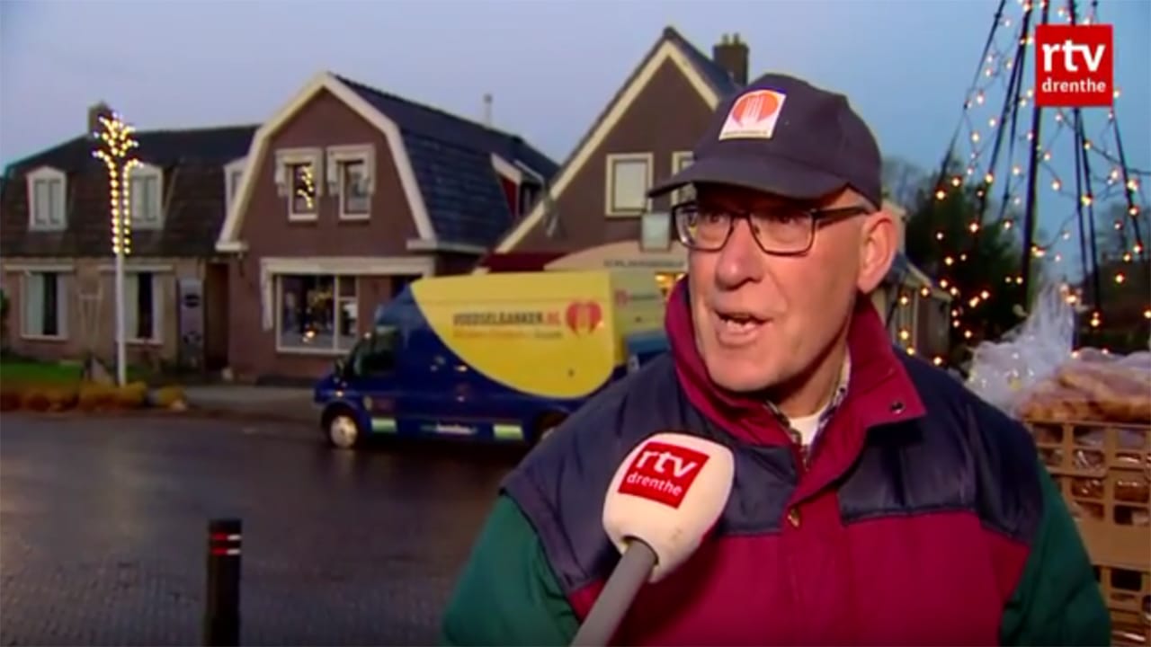 Bakker doneert wekelijks brood aan de Voedselbank